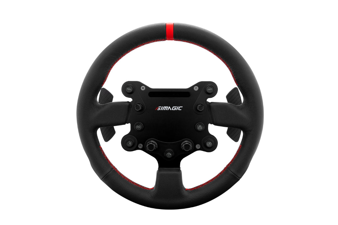 Simagic GTS Leather Wheel and Button Box (Pre-Order)
