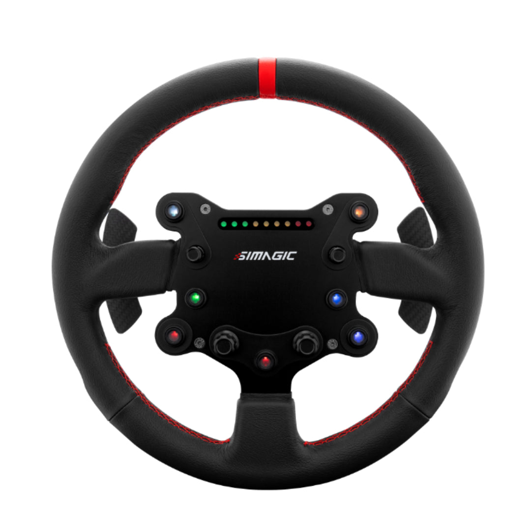 Simagic GTS Leather Wheel and Button Box (Pre-Order)
