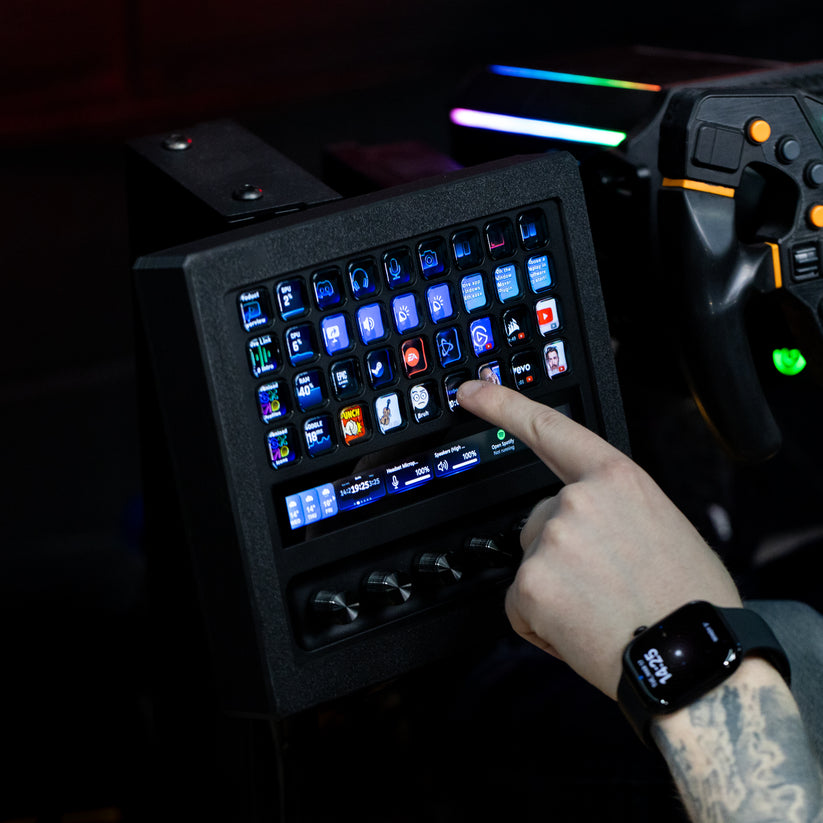 Stream Deck + XL Enclosure With Adjustable Mount for Sim Racing ...