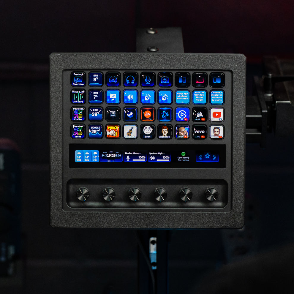 Stream Deck + XL Enclosure With Adjustable Mount for Sim Racing ...