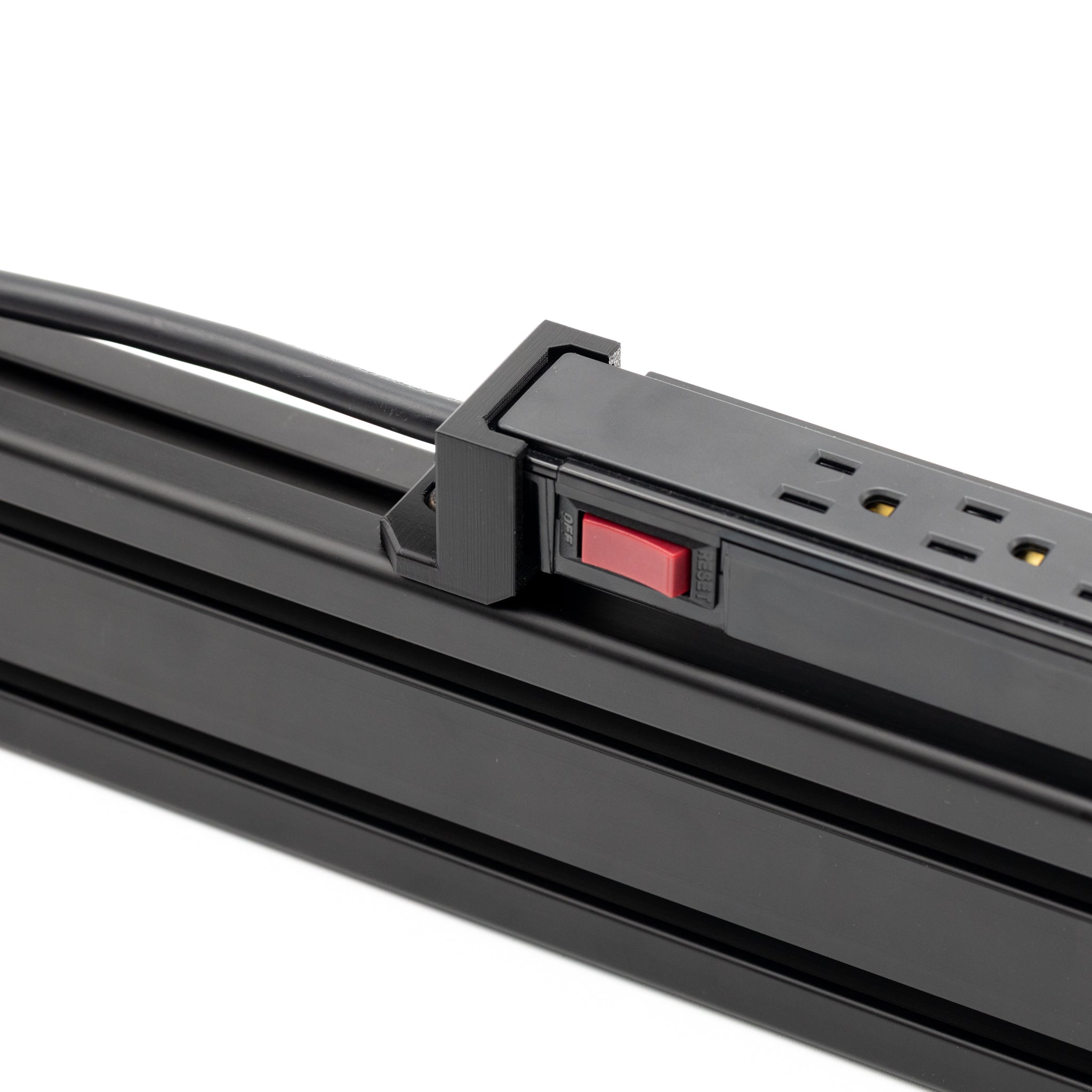 Surge Protector Strip WITH mount for Sim Racing Profile Rig | Flight Rig