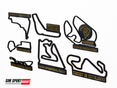 2025 Formula 1 Track Wood Decor - Individual Track