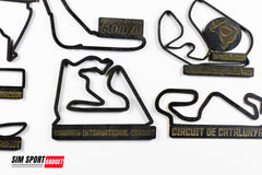 2025 Formula 1 Track Wood Decor - Individual Track