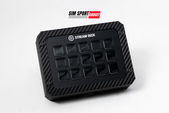 Carbon Fiber Texture Face Plate for SSG Stream Deck Enclosure