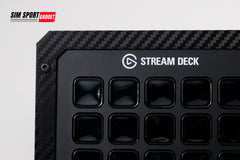 Carbon Fiber Texture Face Plate for SSG Stream Deck Enclosure