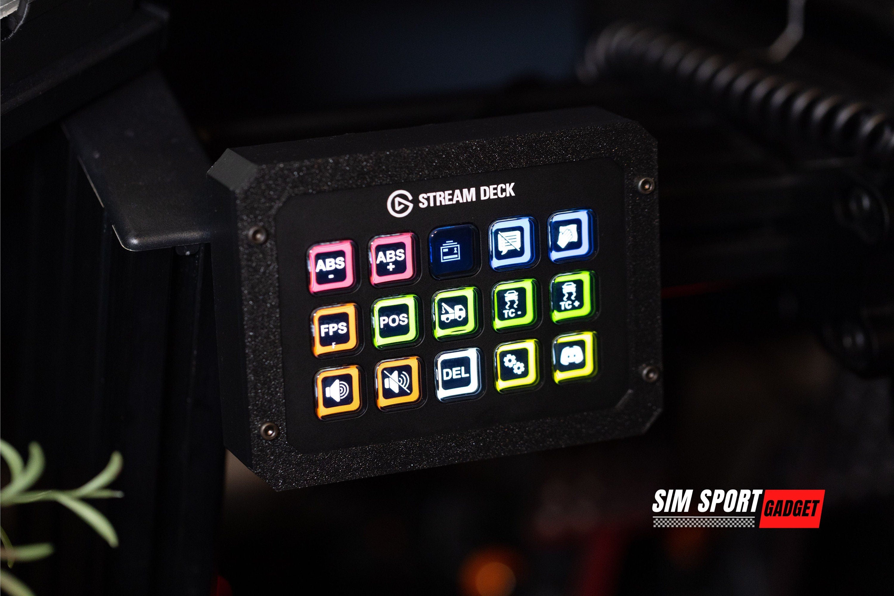 Stream Deck Enclosure With Adjustable Mount for Sim Racing / Flight Rig ...